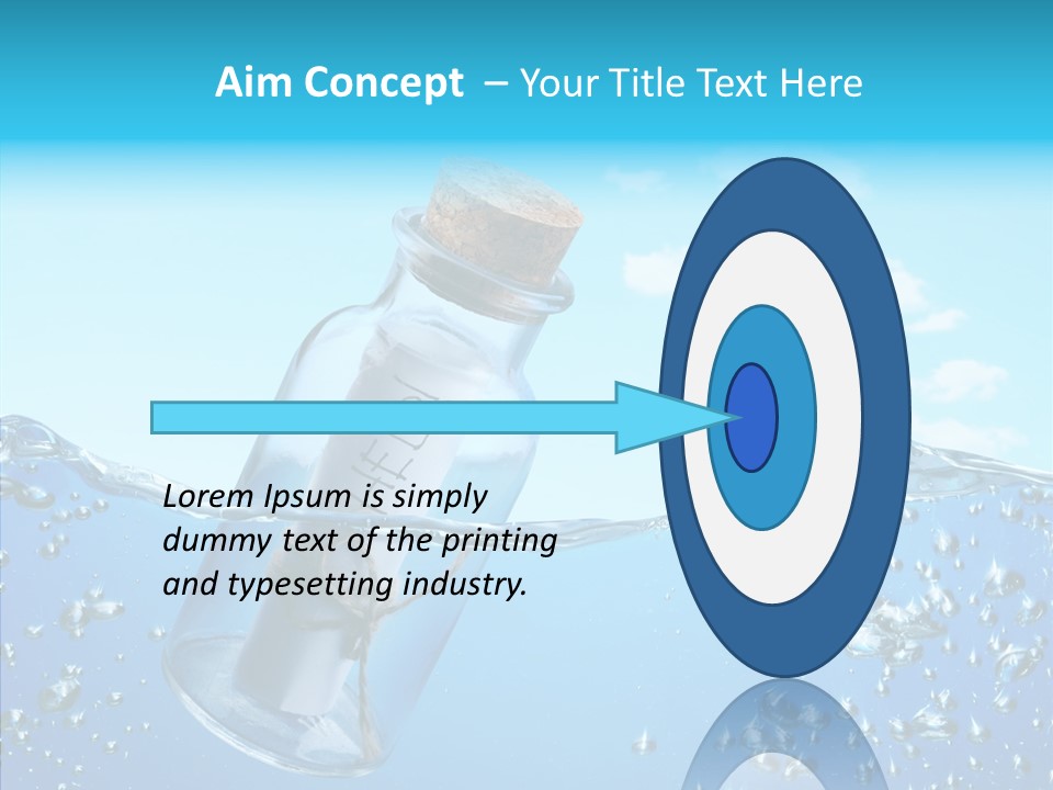 Ideas Solitude Sky PowerPoint Template