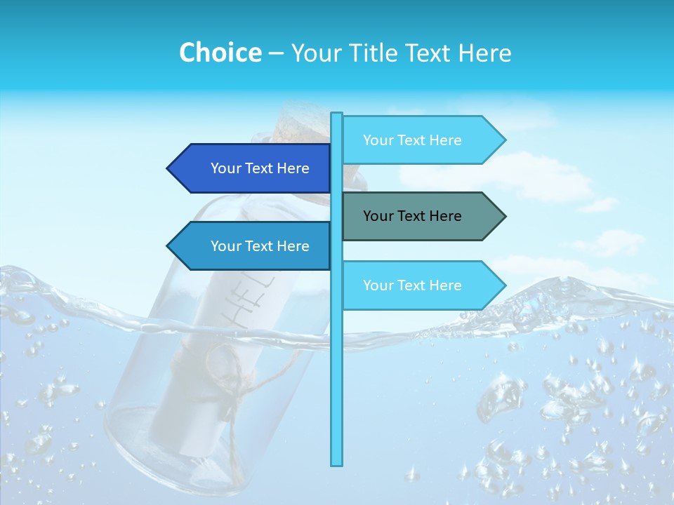 Ideas Solitude Sky PowerPoint Template