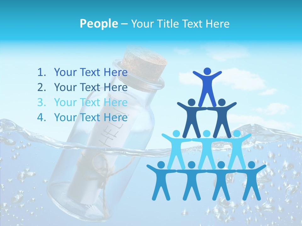 Ideas Solitude Sky PowerPoint Template