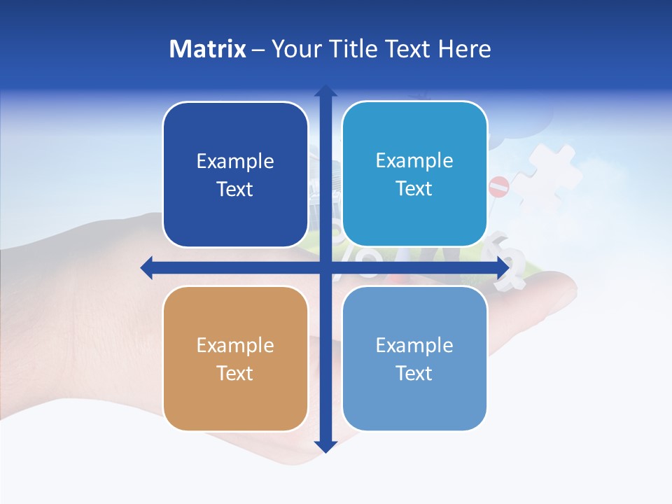 Strategy Plane Landscape PowerPoint Template