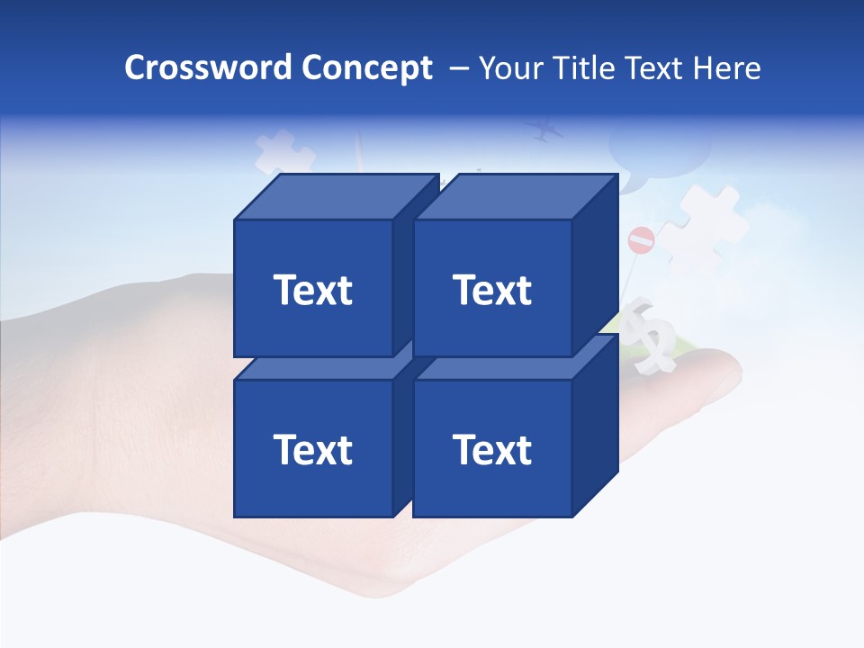 Strategy Plane Landscape PowerPoint Template