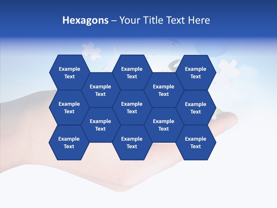 Strategy Plane Landscape PowerPoint Template