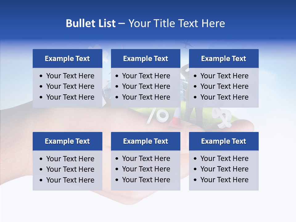 Strategy Plane Landscape PowerPoint Template