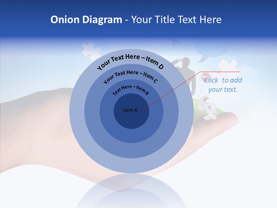 Strategy Plane Landscape PowerPoint Template
