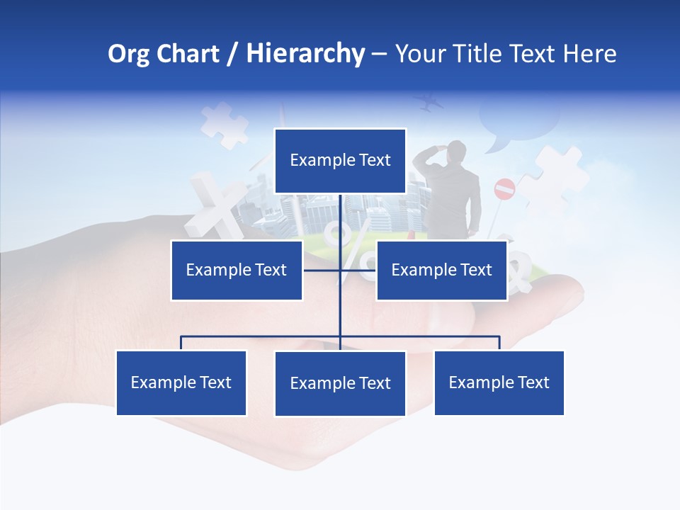 Strategy Plane Landscape PowerPoint Template