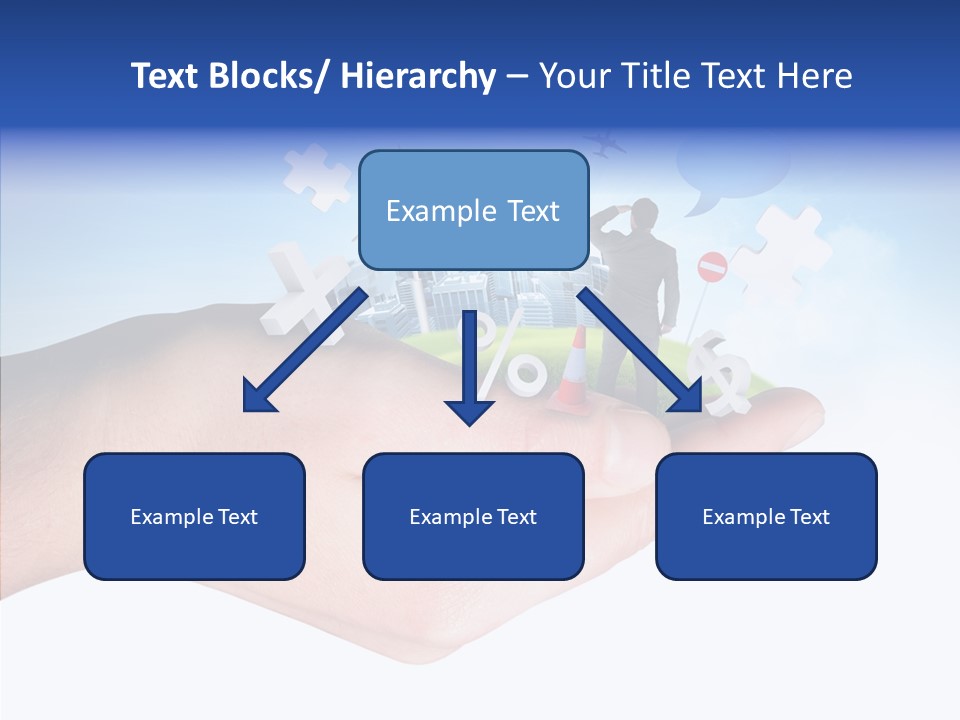 Strategy Plane Landscape PowerPoint Template