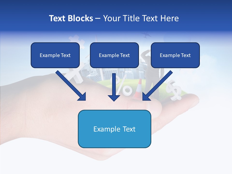 Strategy Plane Landscape PowerPoint Template