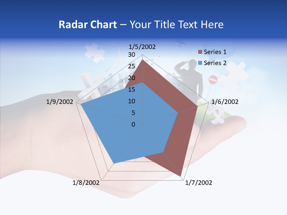 Strategy Plane Landscape PowerPoint Template