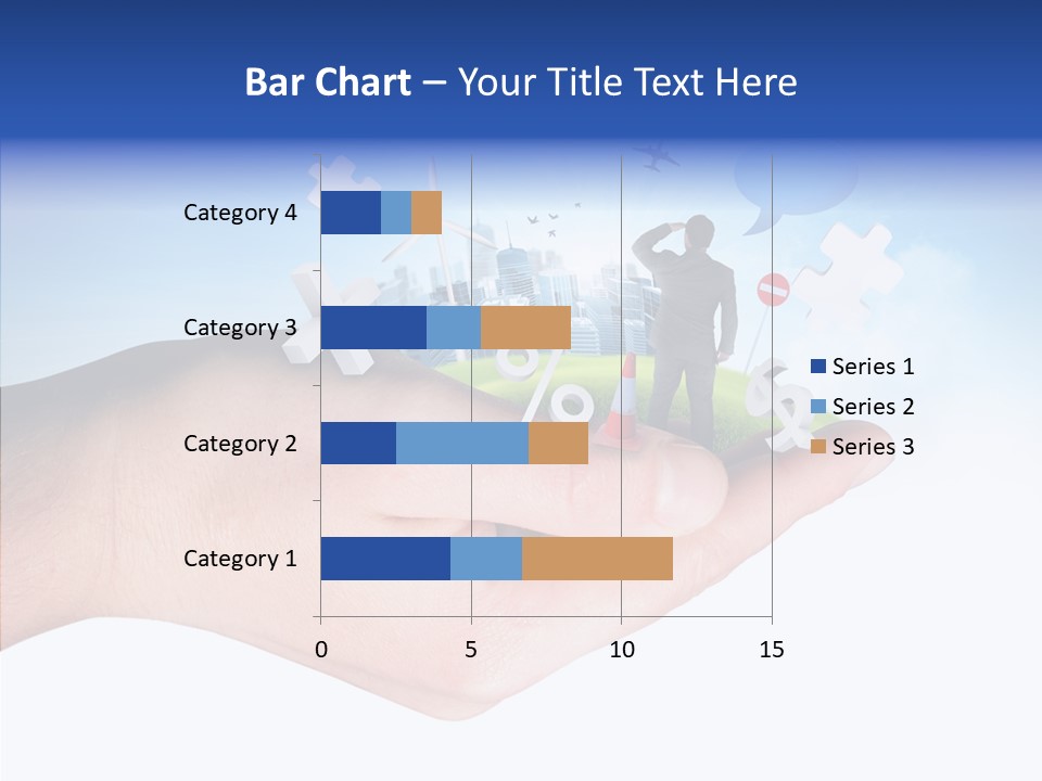 Strategy Plane Landscape PowerPoint Template