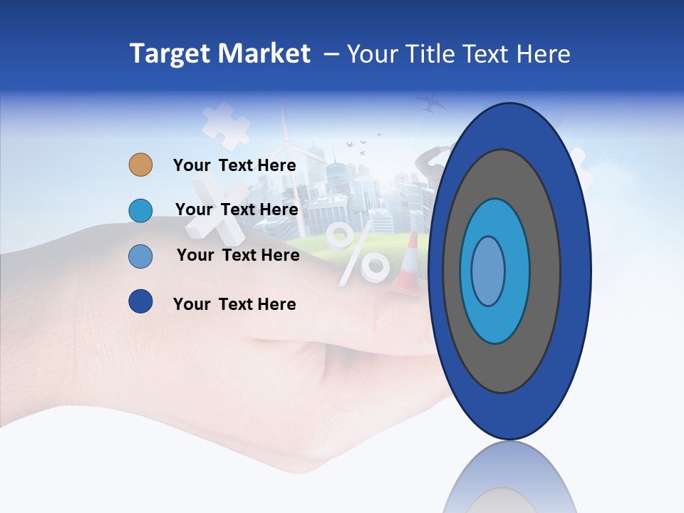 Strategy Plane Landscape PowerPoint Template