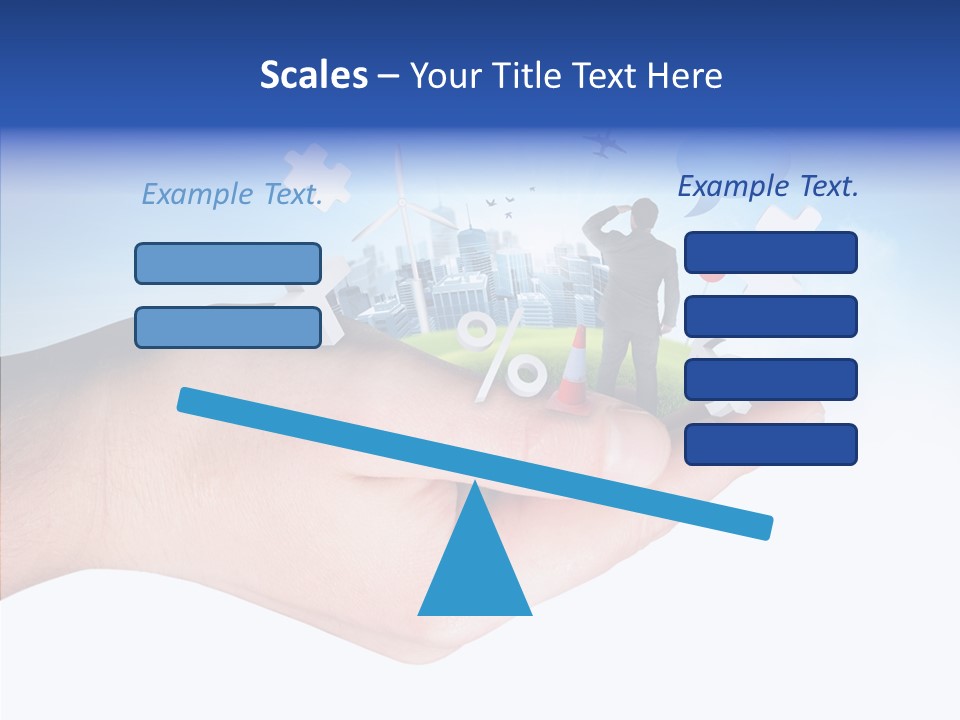 Strategy Plane Landscape PowerPoint Template