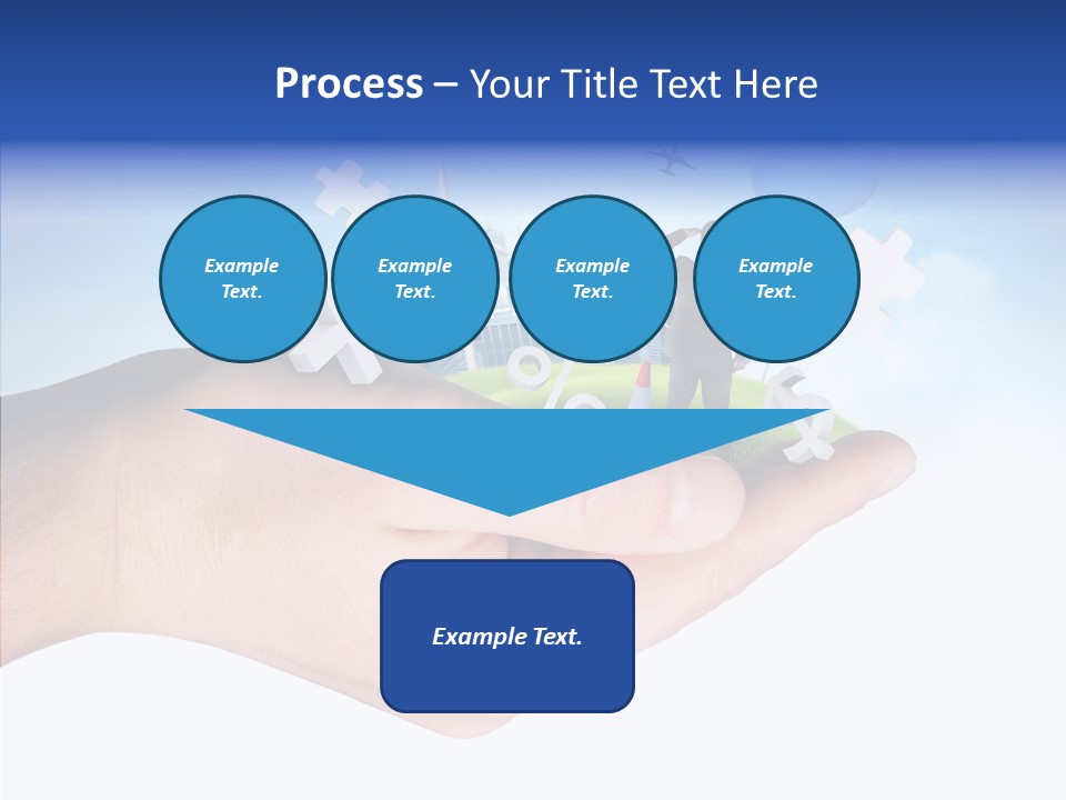 Strategy Plane Landscape PowerPoint Template