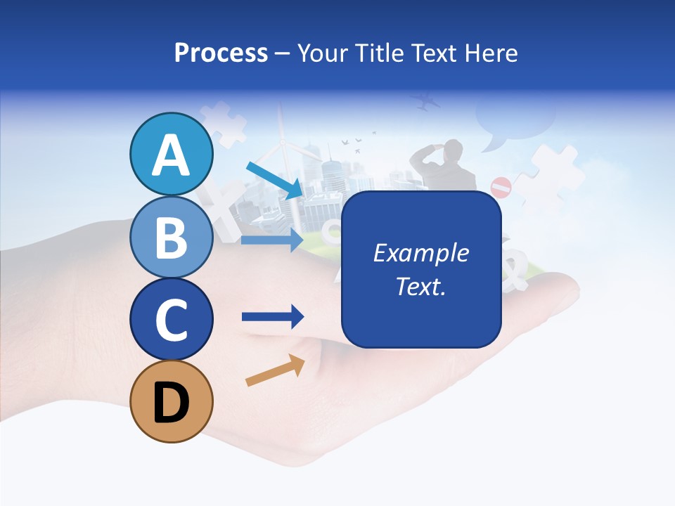 Strategy Plane Landscape PowerPoint Template