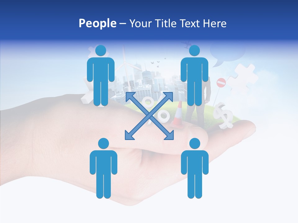 Strategy Plane Landscape PowerPoint Template