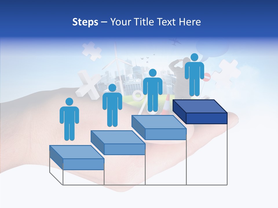 Strategy Plane Landscape PowerPoint Template