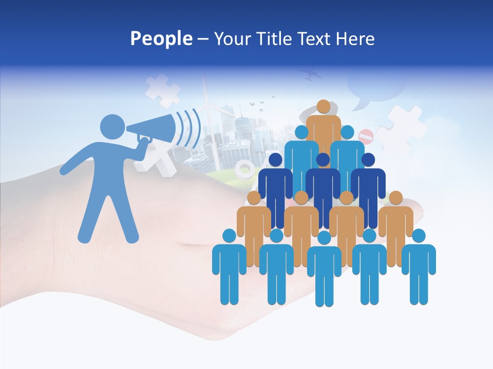 Strategy Plane Landscape PowerPoint Template