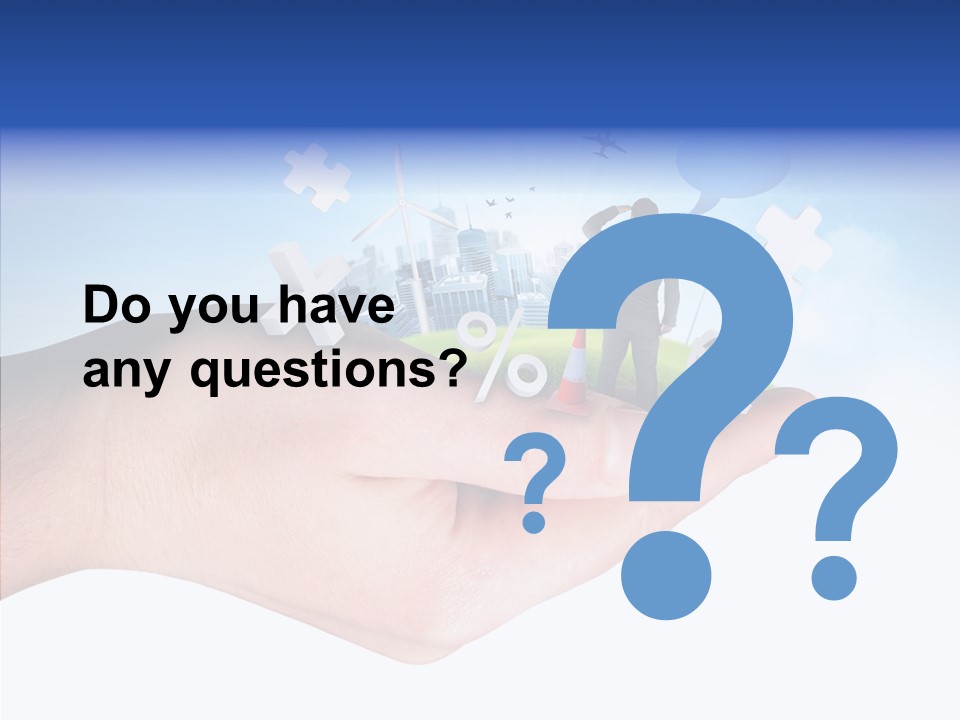 Strategy Plane Landscape PowerPoint Template