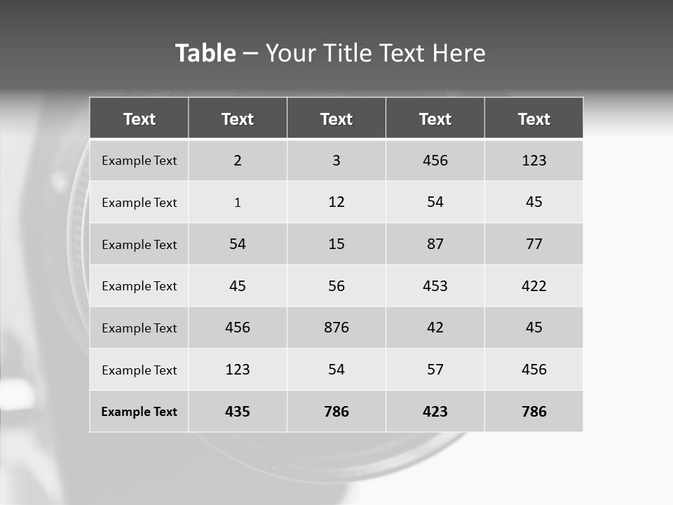 Macro Instrument Hobbies PowerPoint Template