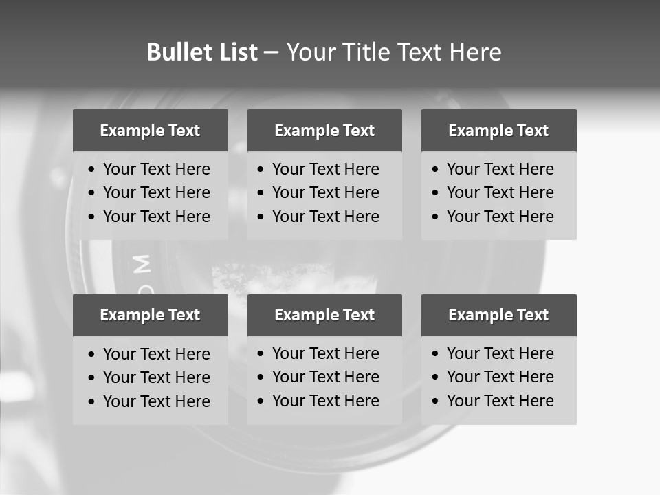 Macro Instrument Hobbies PowerPoint Template