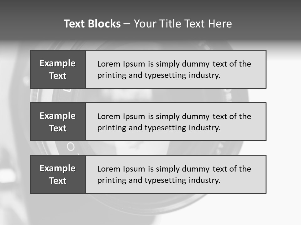 Macro Instrument Hobbies PowerPoint Template