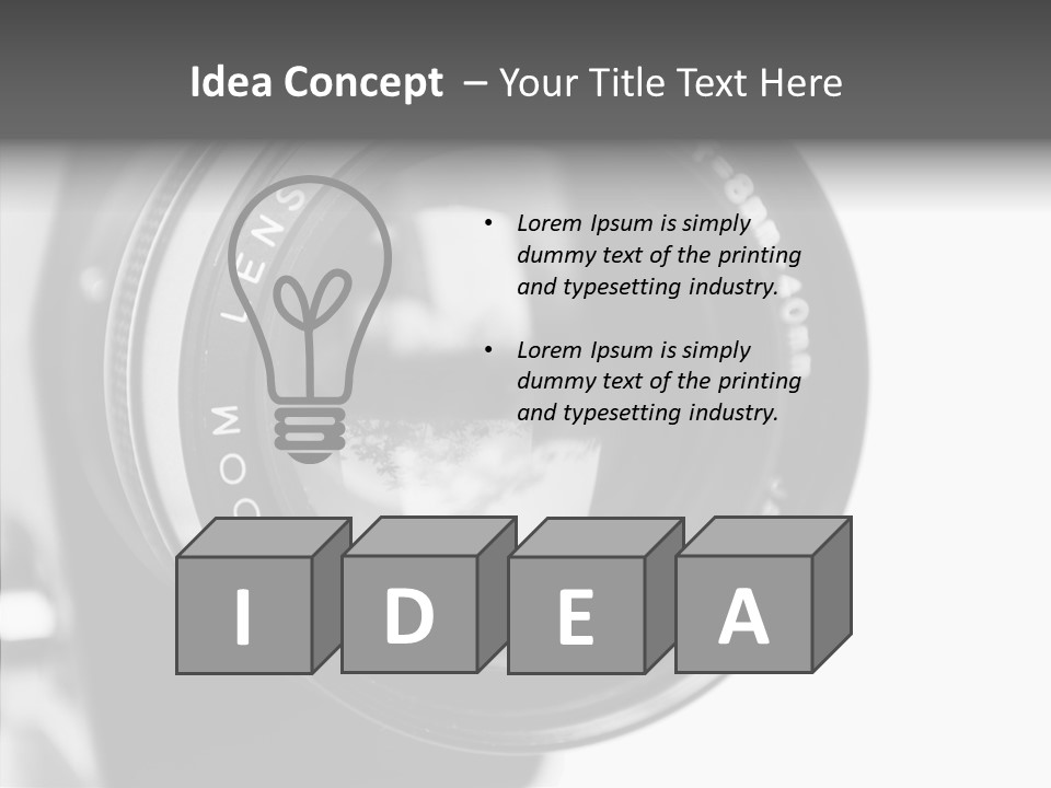 Macro Instrument Hobbies PowerPoint Template