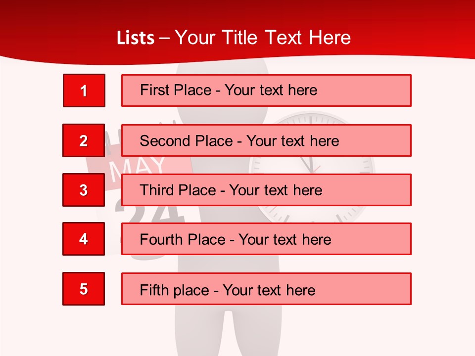 Day Face Month PowerPoint Template