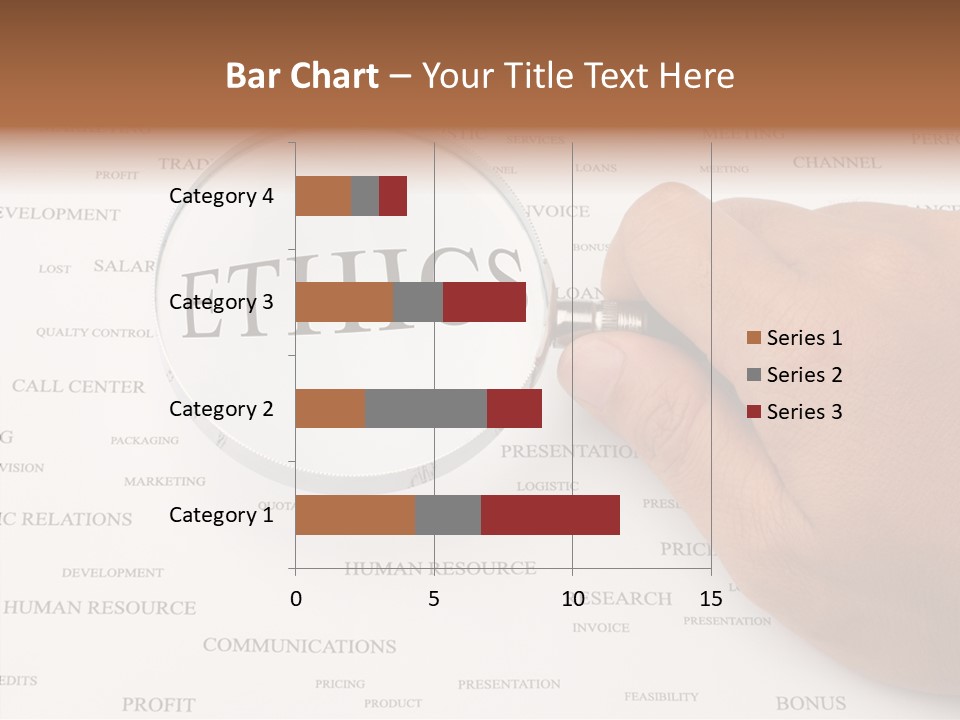 Letter Collection Lens PowerPoint Template