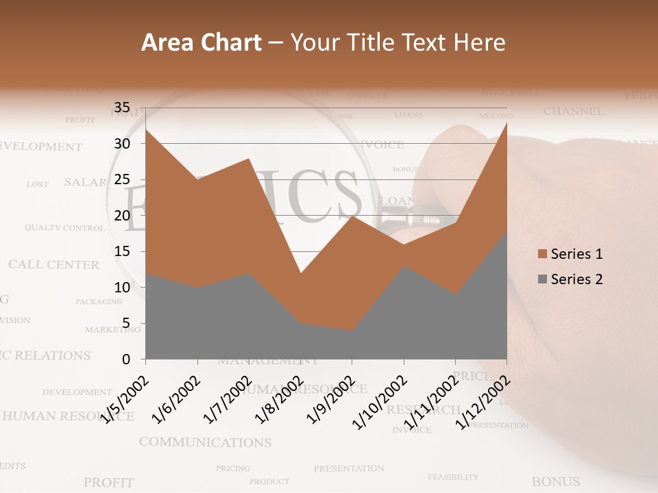 Letter Collection Lens PowerPoint Template