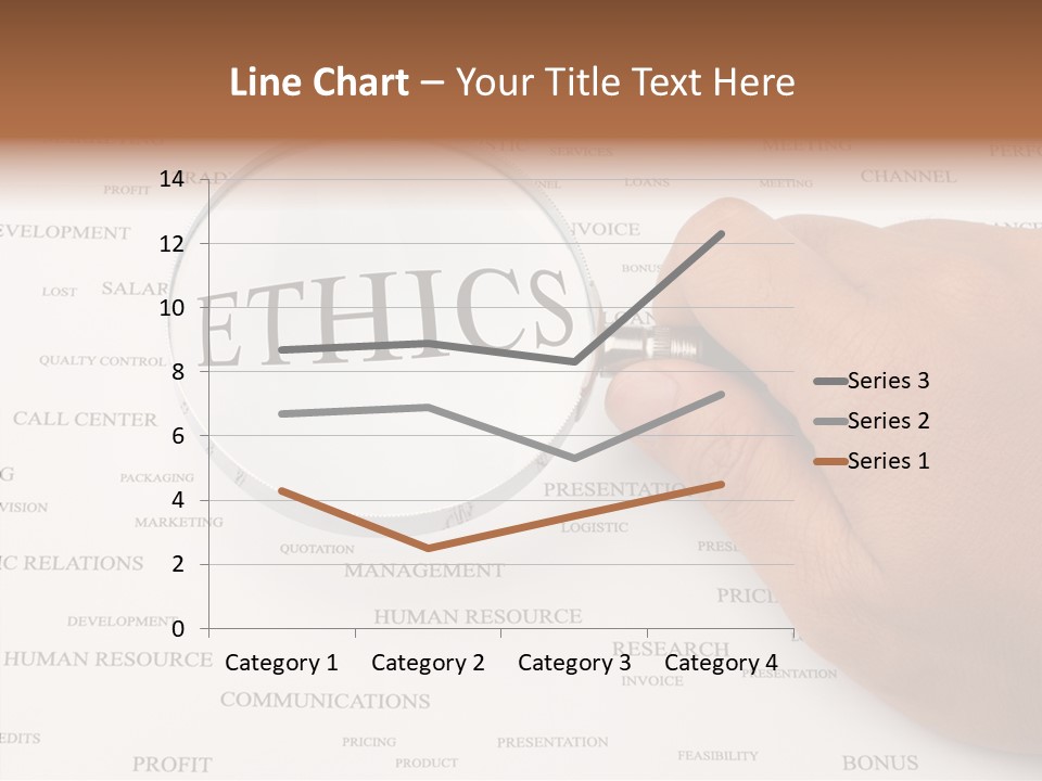 Letter Collection Lens PowerPoint Template