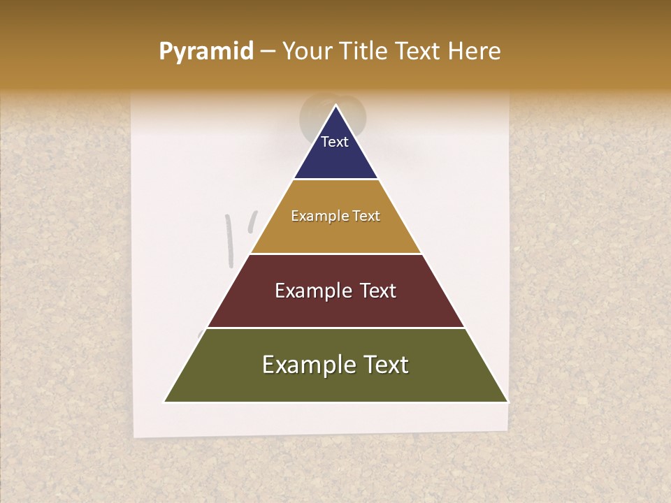 Pinned Work Adhesive PowerPoint Template