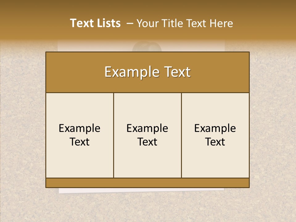 Pinned Work Adhesive PowerPoint Template