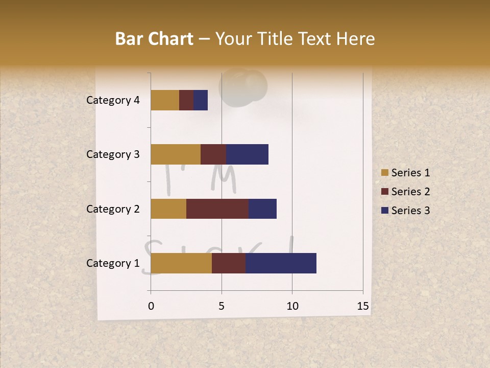 Pinned Work Adhesive PowerPoint Template