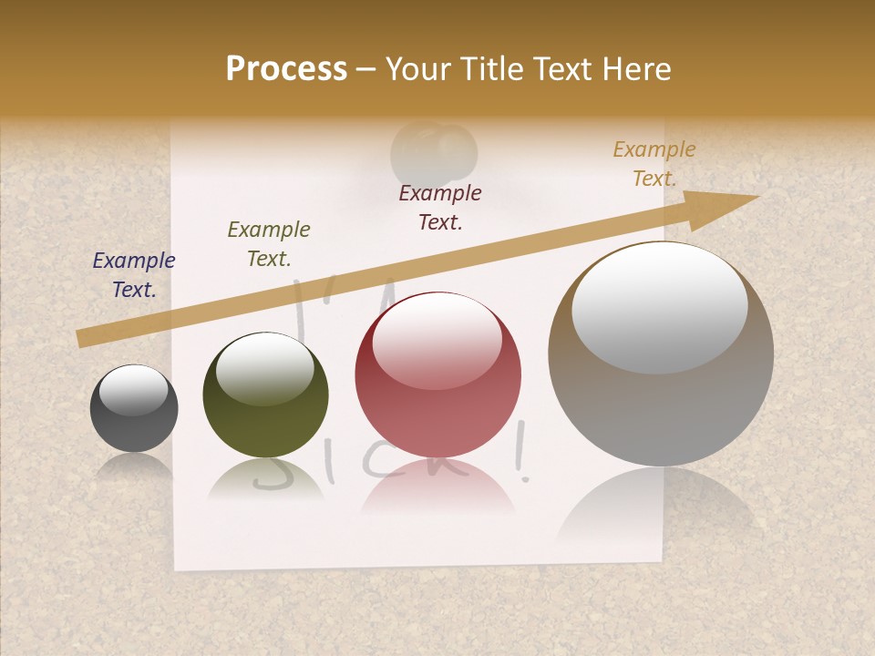 Pinned Work Adhesive PowerPoint Template