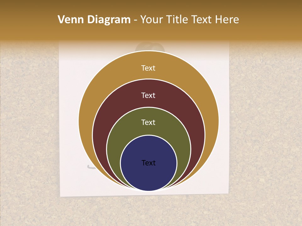 Pinned Work Adhesive PowerPoint Template
