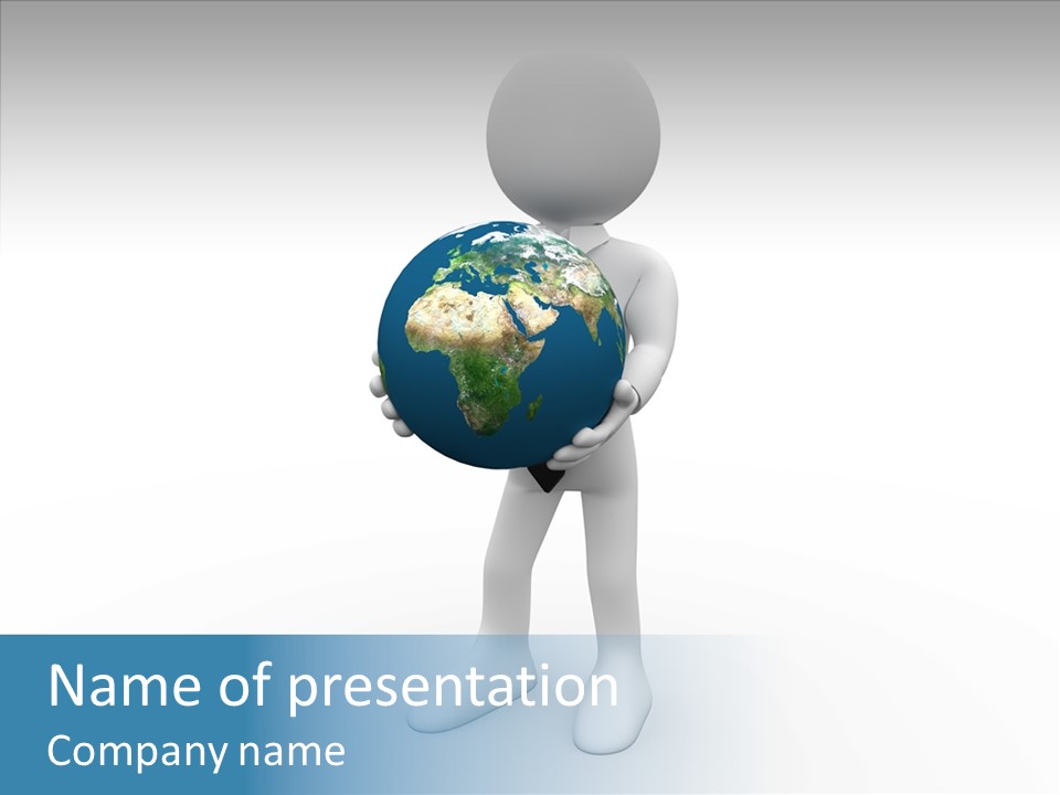 Win Atmosphere Continents PowerPoint Template