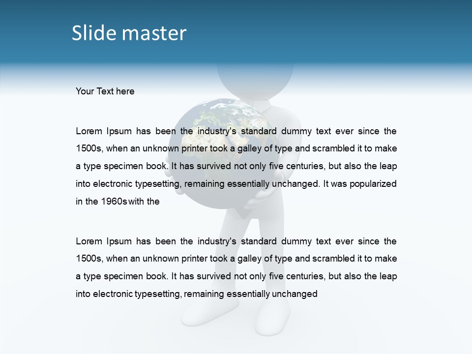Win Atmosphere Continents PowerPoint Template