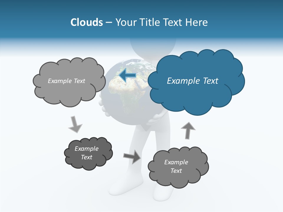 Win Atmosphere Continents PowerPoint Template