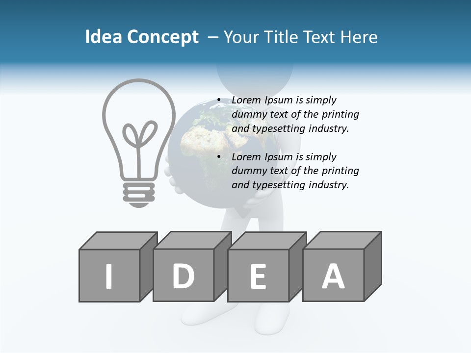 Win Atmosphere Continents PowerPoint Template