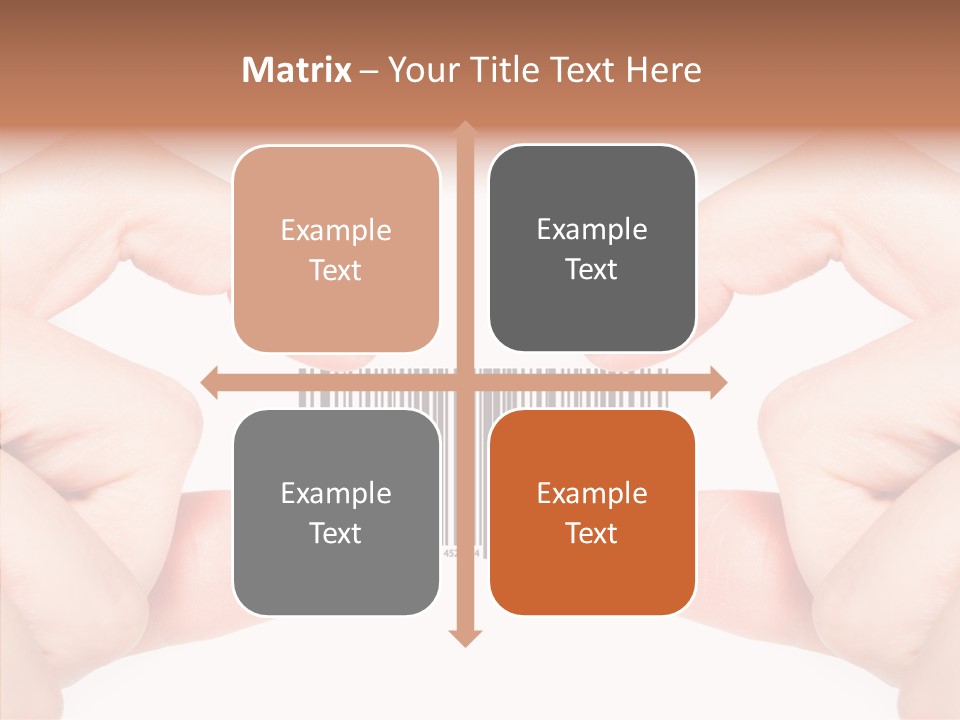 White Shopping Distribution PowerPoint Template