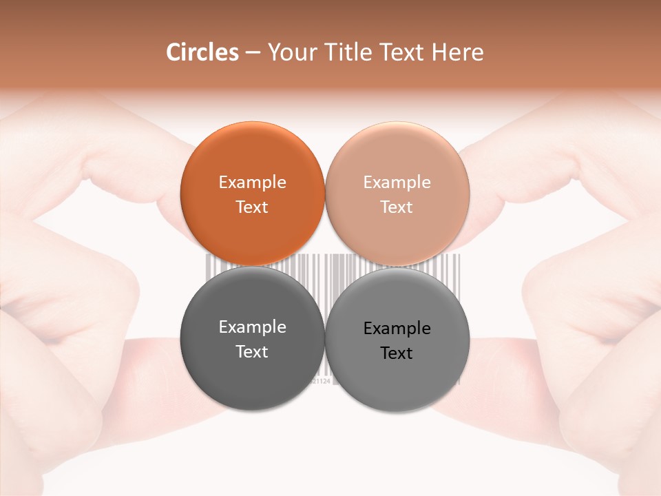 White Shopping Distribution PowerPoint Template