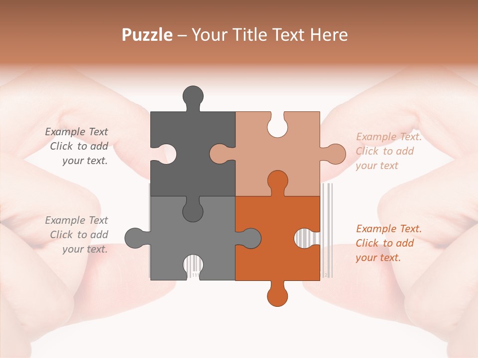 White Shopping Distribution PowerPoint Template