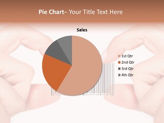 White Shopping Distribution PowerPoint Template