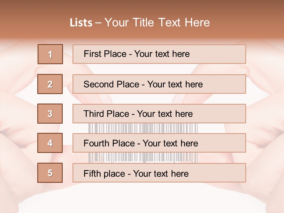 White Shopping Distribution PowerPoint Template
