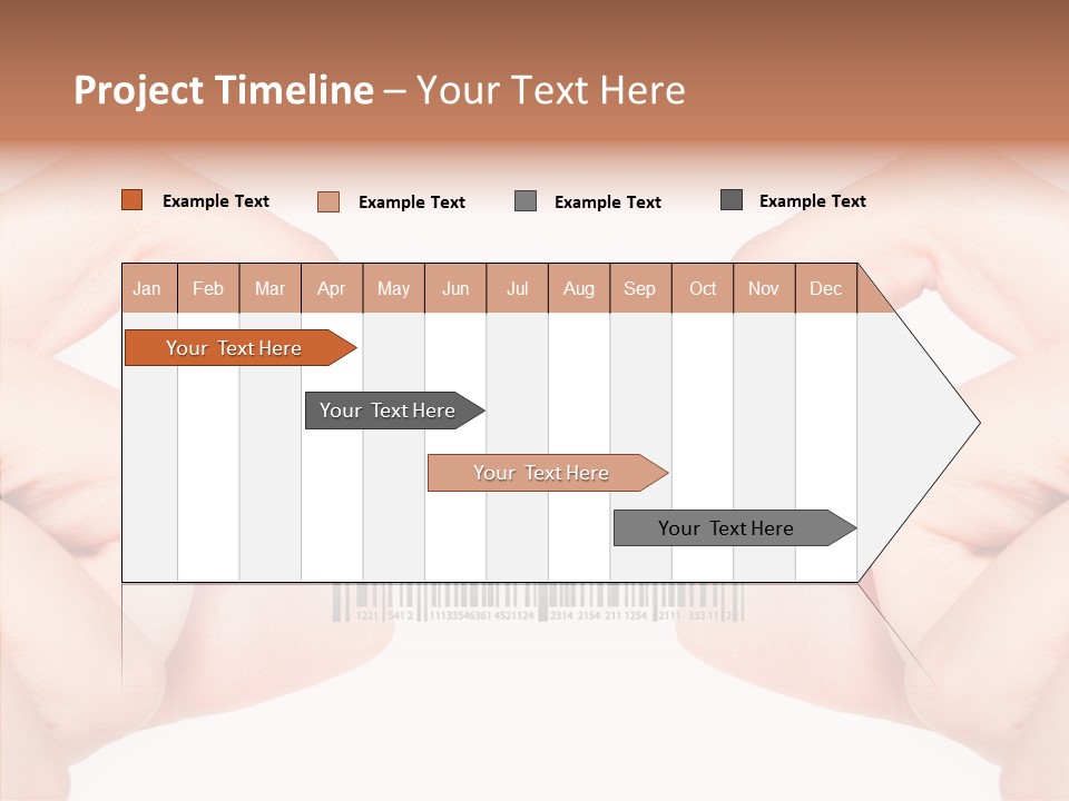 White Shopping Distribution PowerPoint Template