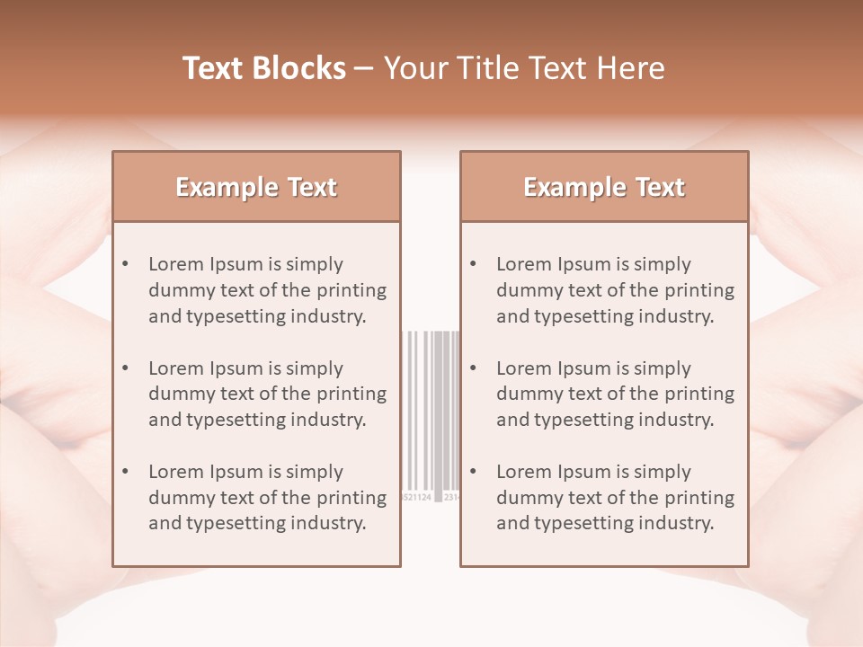 White Shopping Distribution PowerPoint Template