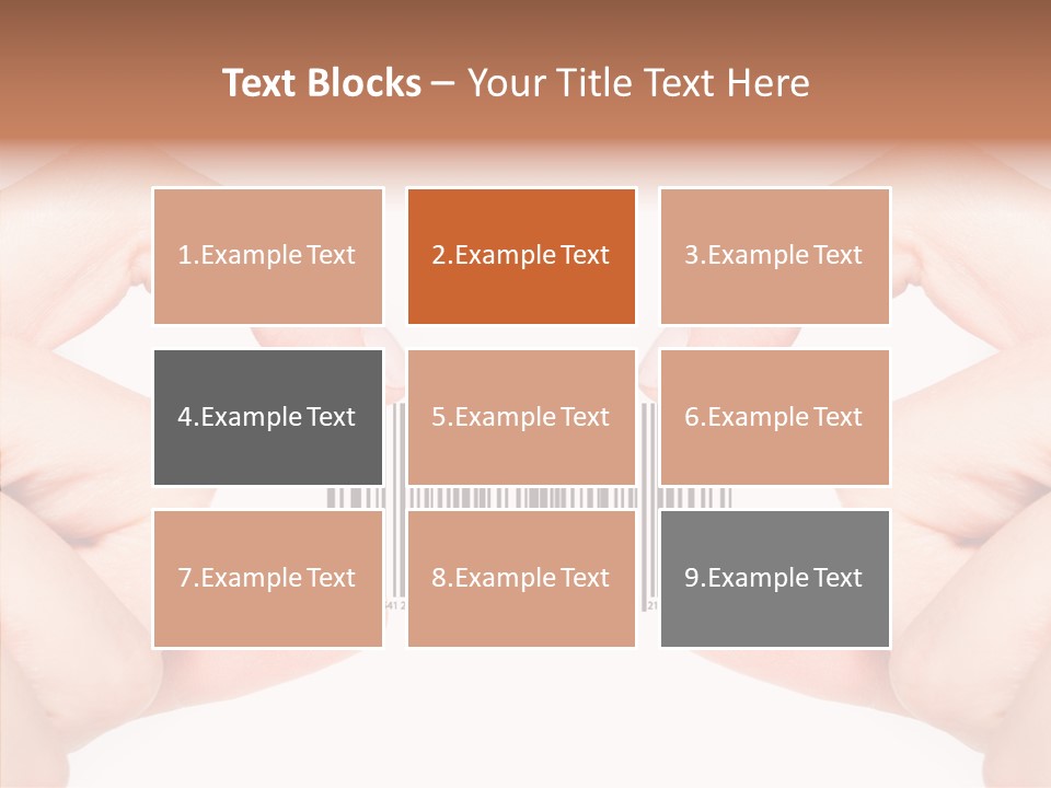 White Shopping Distribution PowerPoint Template