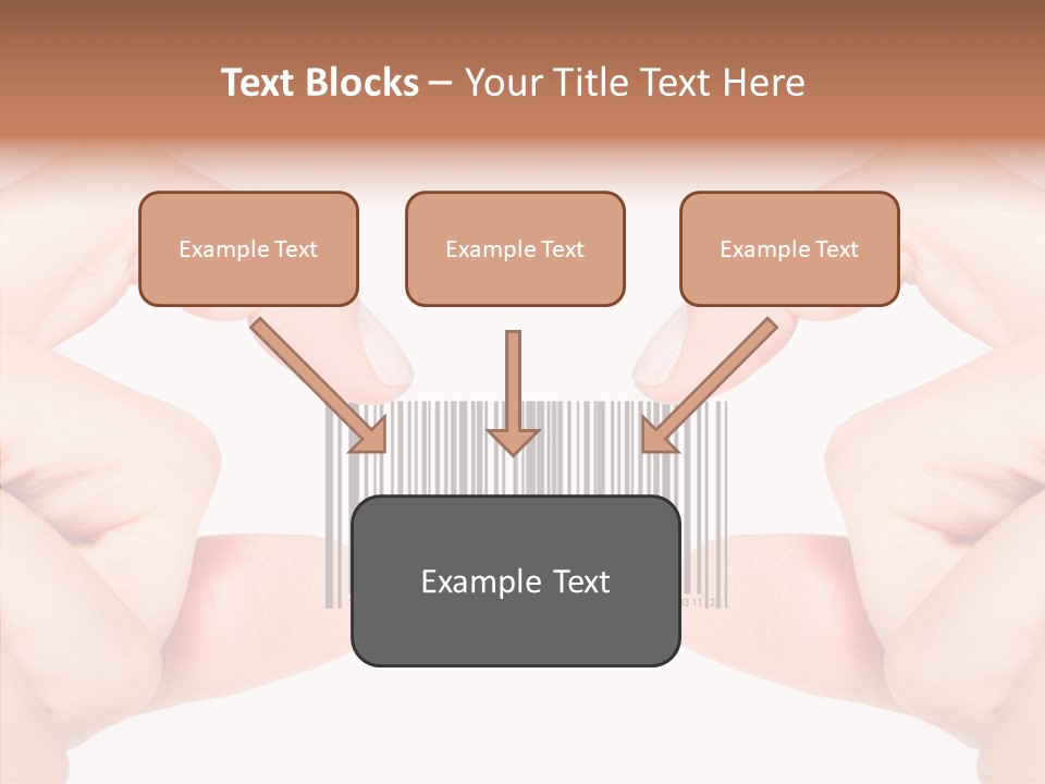 White Shopping Distribution PowerPoint Template