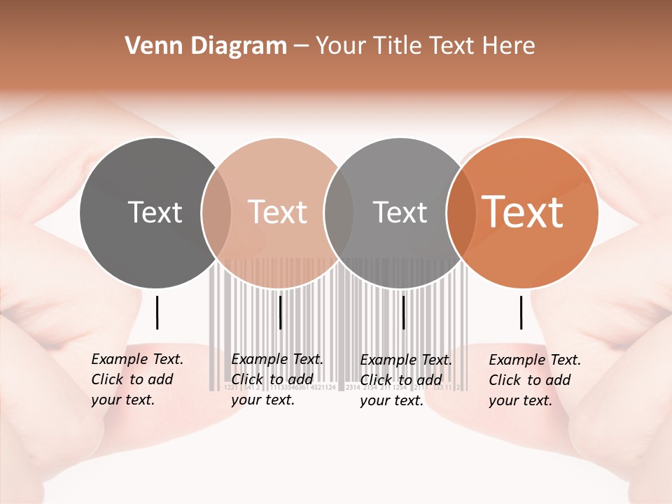 White Shopping Distribution PowerPoint Template