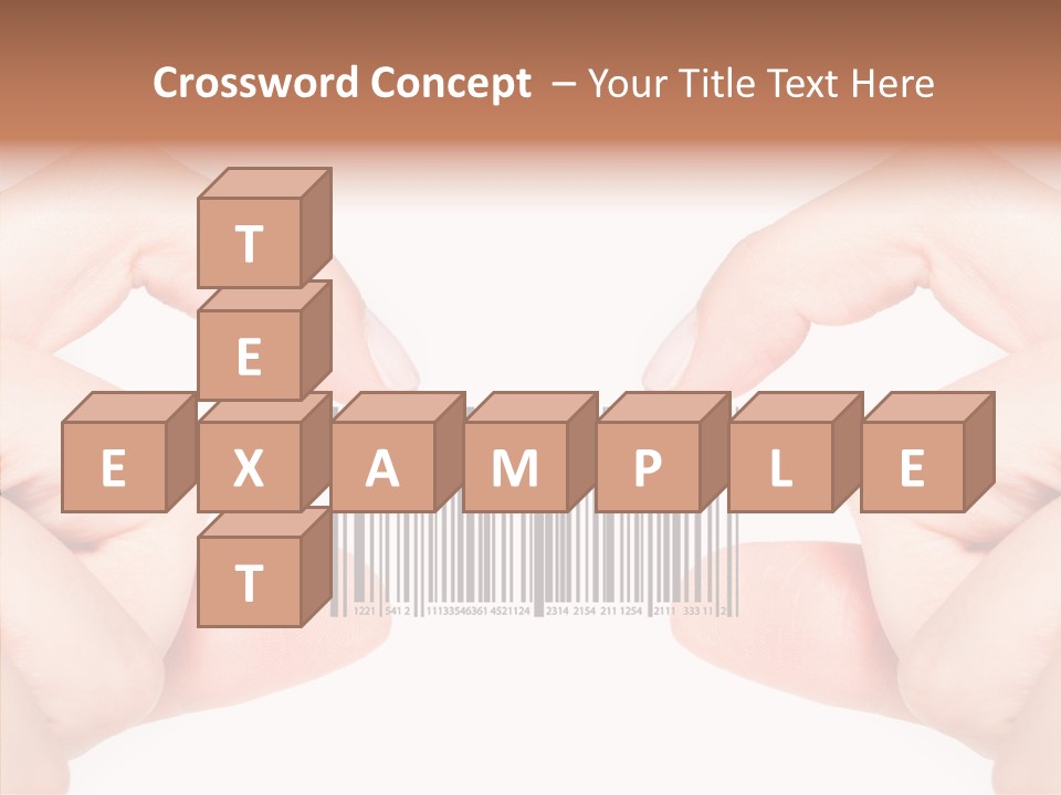 White Shopping Distribution PowerPoint Template