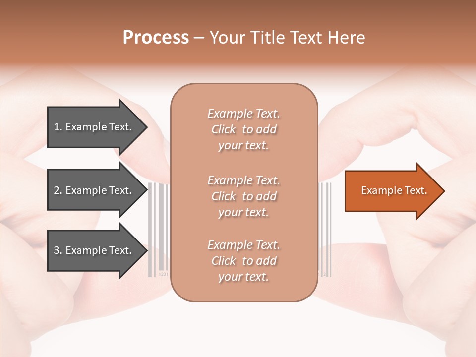 White Shopping Distribution PowerPoint Template